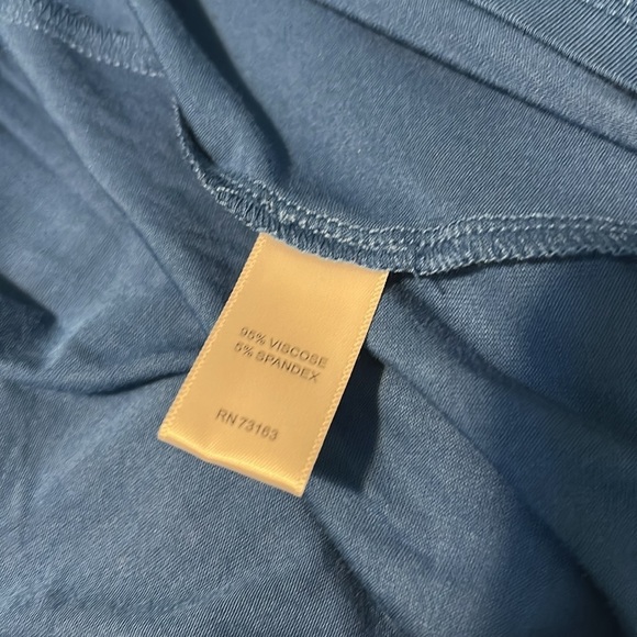 Cable & Gauge Blue Sleeveless Top with Tie Straps M - Picture 6 of 6